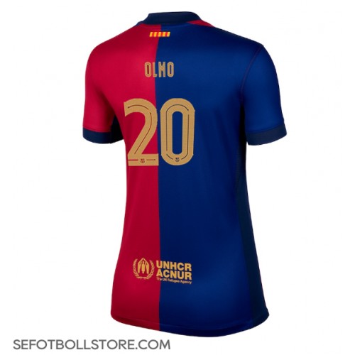 Barcelona Dani Olmo #20 Replika Hemmatröja Dam 2024-25 Kortärmad